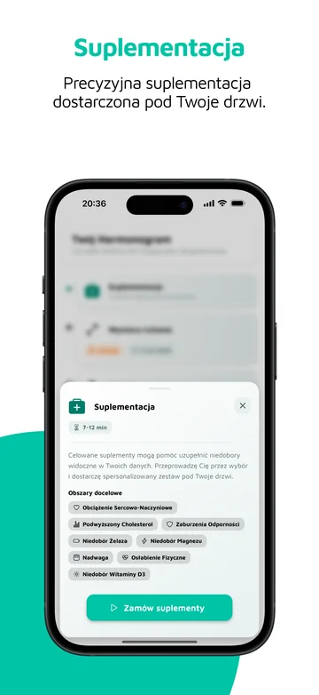 Plan suplementacji i przypomnienia